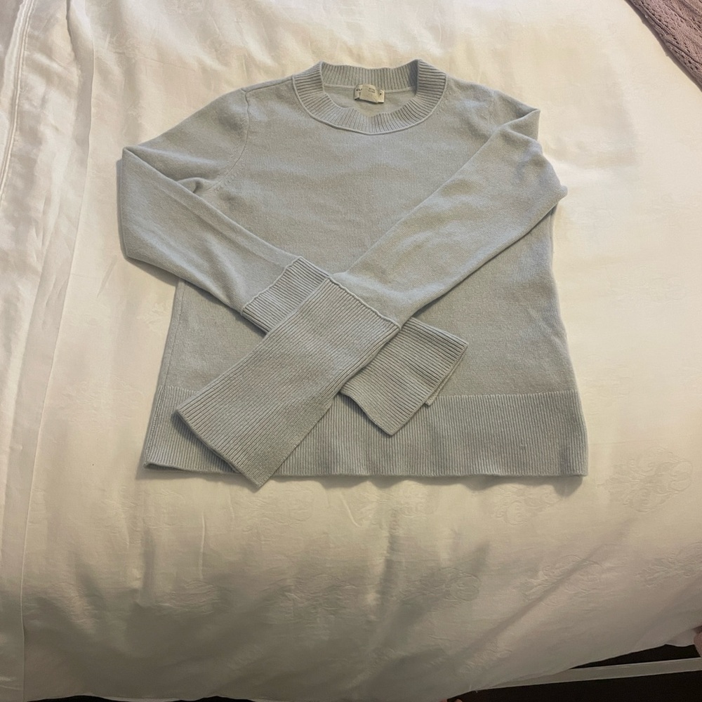 Club Monaco Soft Blue Cashmere Sweater